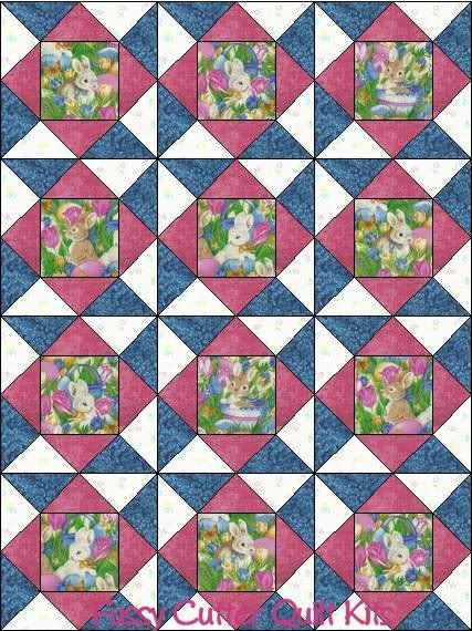 free easter quilt block