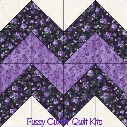 Scrappy Fabric Chevron Afghan Easy to Make Pre-Cut Quilt Blocks Top Kit Scrappy Fabric Chevron Afghan Easy to Make Pre-Cut Quilt Blocks Top Kit