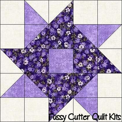 Scrappy Fabric Whirlygig Pinwheel Easy Patchwork Pre-Cut Quilt Blocks Squares Top Kit