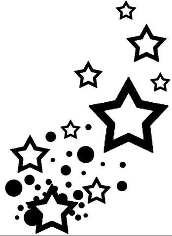 star tattoos for guys. stars tattoos for men. letter