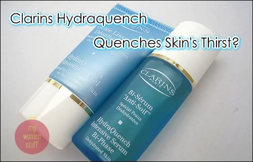 Clarins Hydraquench Serum and smoothing gel