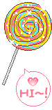 hi gif photo: Lolipop LolipopHello.gif