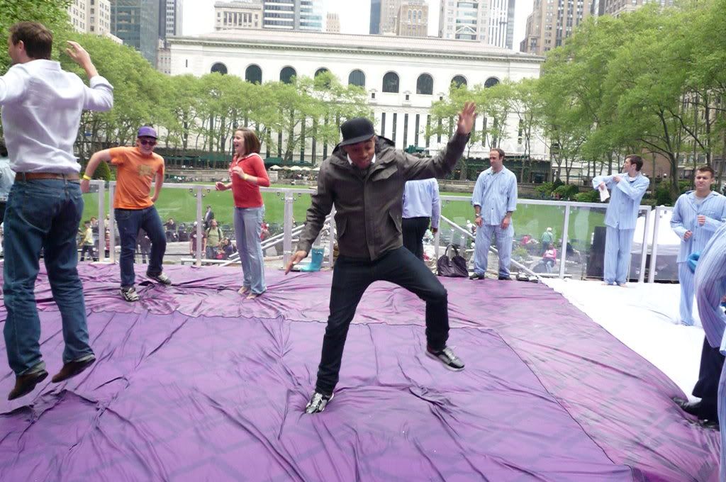 World's Biggest Bed Jump