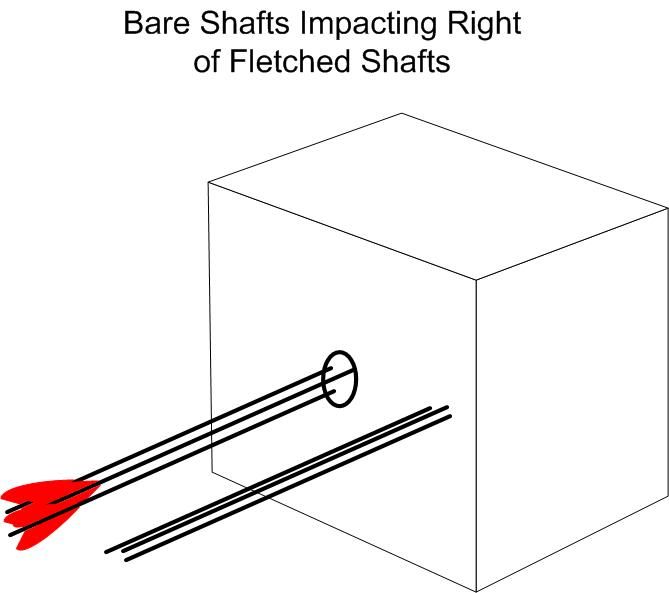 Bare Shafts Flying TailRight What Does it Mean?