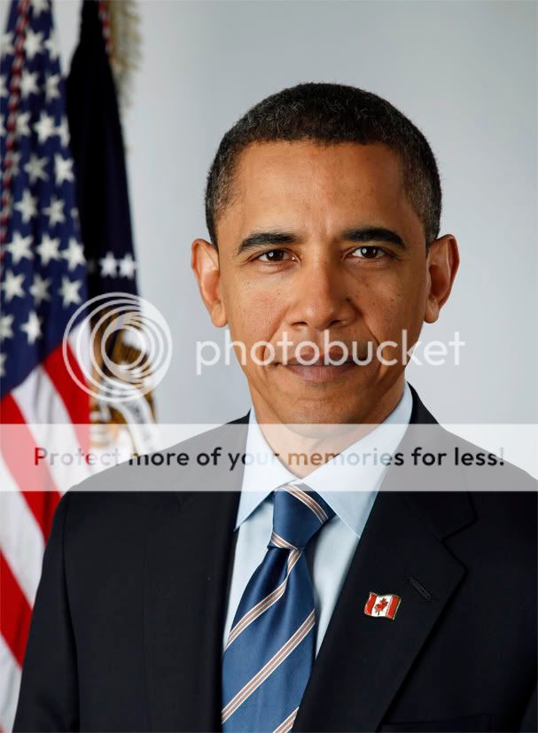 Stupid Photoshop Job | Barack Obama Wearing a Canadian Flag Pin | So,What? [PIC]