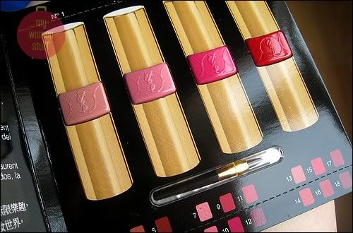 YSL rouge volupte sample