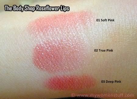 Body Shop Roseflower Lips