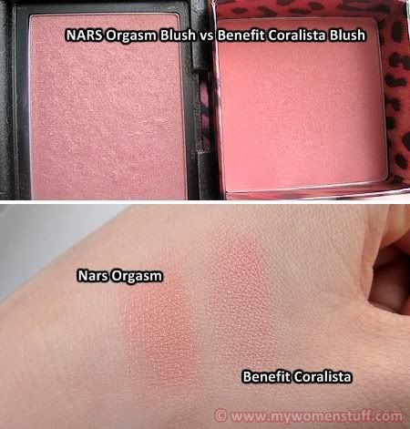 Benefit Coralista Nars Orgasm