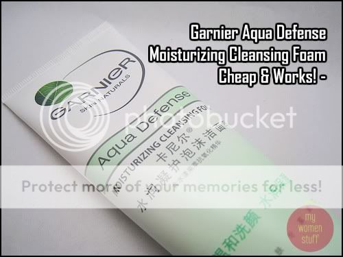 Garnier Aqua Defense cleansing foam