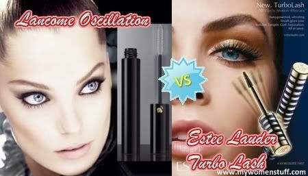 Lancome Oscillation vs Estee Lauder Turbo Lash mascara