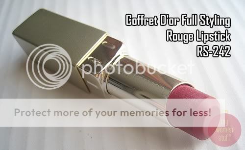 Coffret D'or Full Styling Rouge RS242