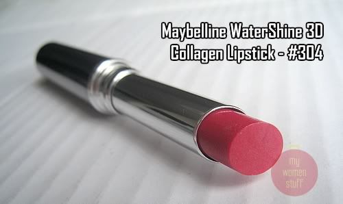 Maybelline Water Shine 3D Collagen lipstick #304