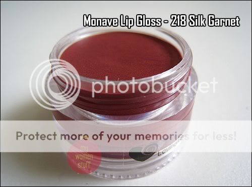 Monave Lip gloss Silk Garnet