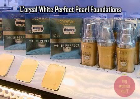 L'oreal White Perfect Pearl foundation