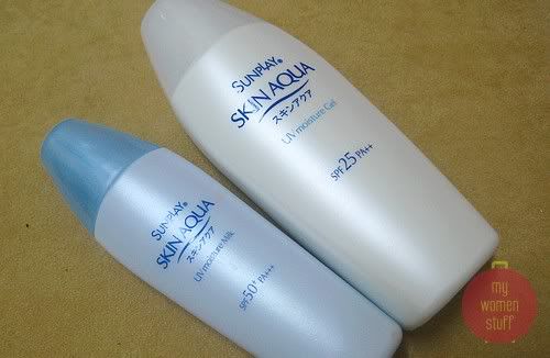 Review: Sunplay Skin Aqua UV moisture gel moisture milk sunblock sunscreen