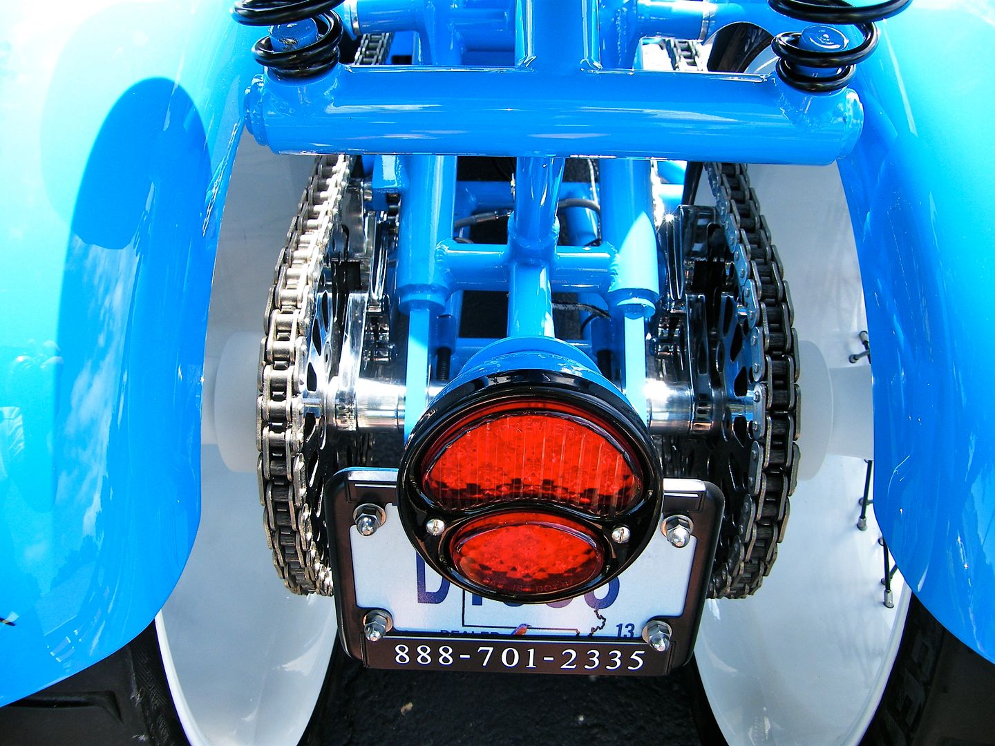 Custom Drop Seat Bobber Fat Tire 360mm Show Winning Pro Hot Rod Streetrod Trike