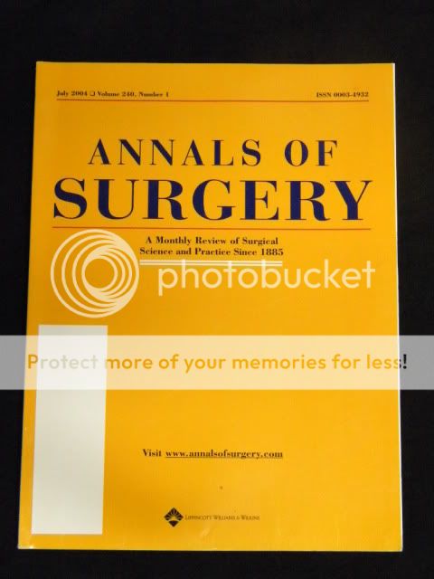 Annals Surgery magazine (12) 2004 medical medicine  